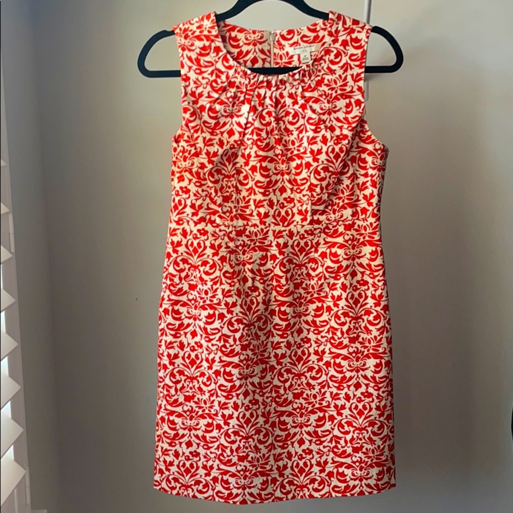 Banana Republic orange flower dress